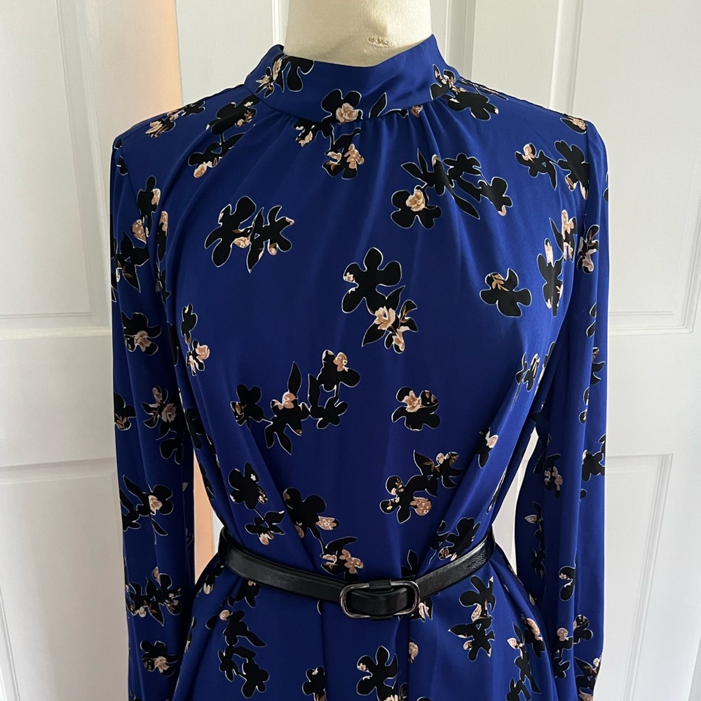 Blue dressy blouse